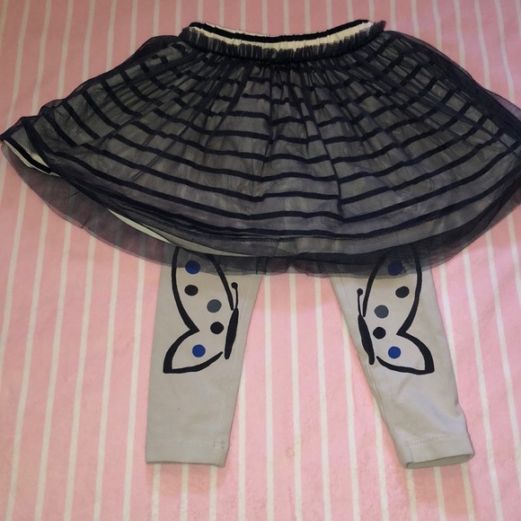 Tea Collection Other - Tea Collection tulle skirt and leggings 2T